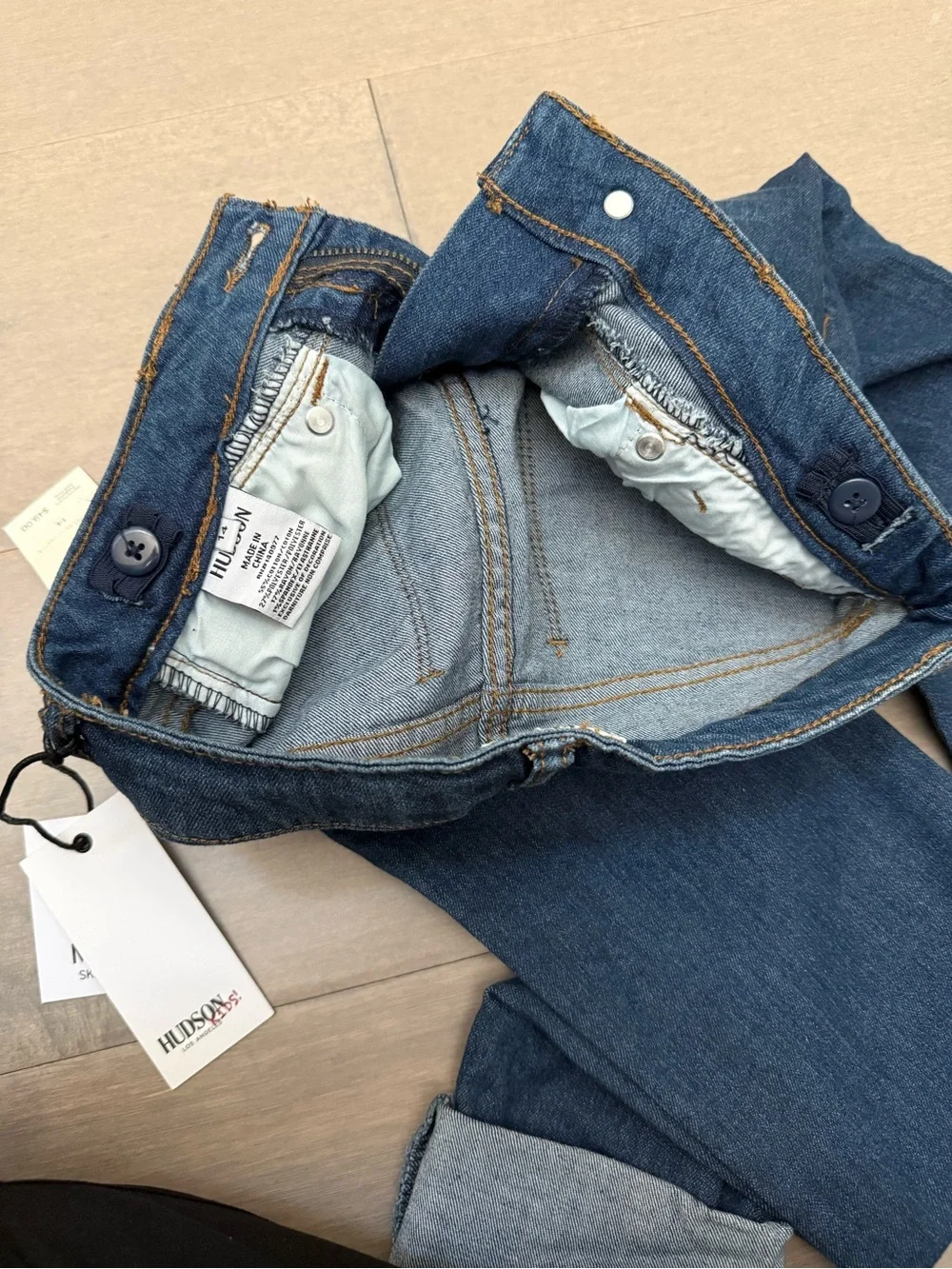 Hudson Jeans Meg Skinny Super Stretch Jeans - Blue